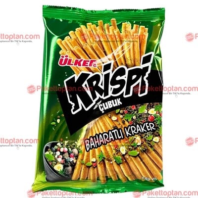 Ülker Krispi Baharatlı Kraker 50 gr x15 li Koli