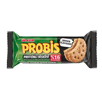 Ülker Probis Şeker İlavesiz Bisküvi 101 Gr x18 li Koli