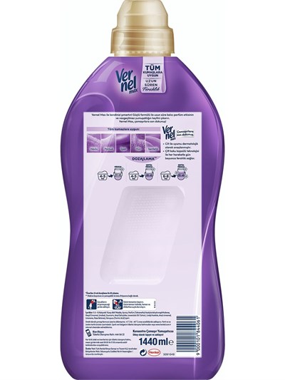 Vernel Max 1440 Ml Yumuşatıcı Lavanta