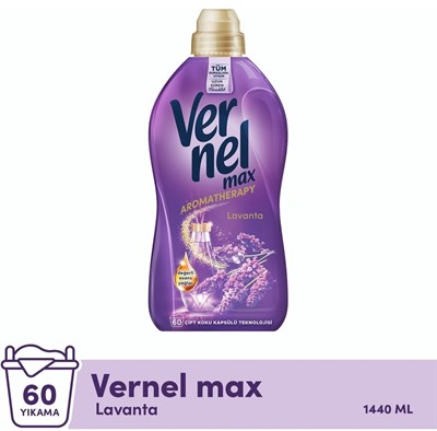 Vernel Max 1440 Ml Yumuşatıcı Lavanta