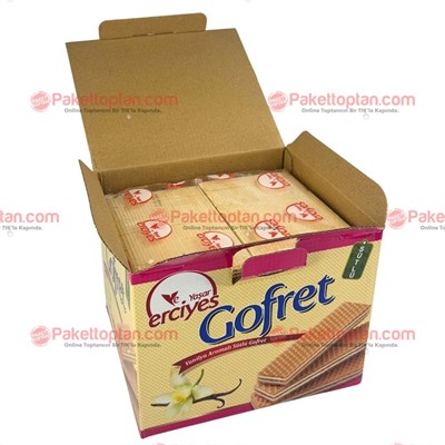 Yaşar Erciyes 1200 gr Vanilyalı Gofret x4 lü Koli