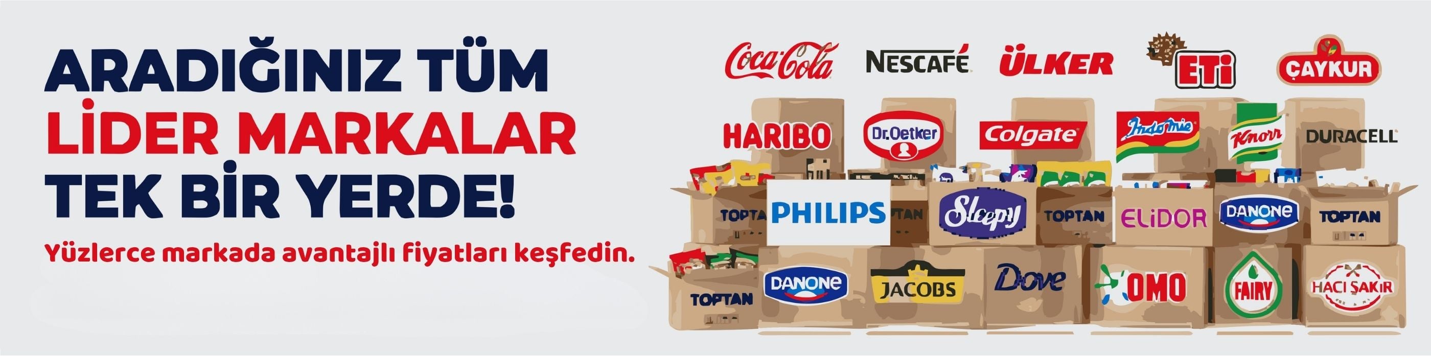 Ülker Eti Çaykur ve lider markaların toptan gıda ürünleri - Pakettoptan
