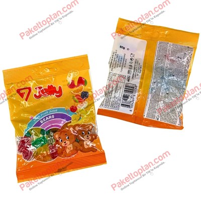 7Stick Jelly 80 Gr Bears Yumuşak Şeker x12 li Paket