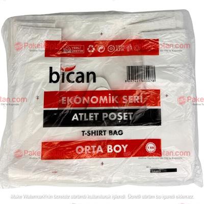 Bican Eko Hışır Beyaz Poşet Orta Boy 1 Kg