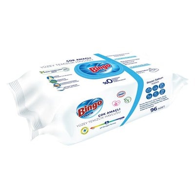 Bingo Yüzey Temizlik Havlusu Beyaz Sabun 96 lı Paket