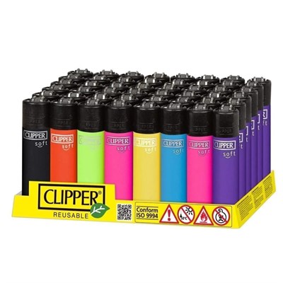 Clipper Classic Micro Soft Touch 1 Mat Kadife Dokulu Çakmak x48 li Paket