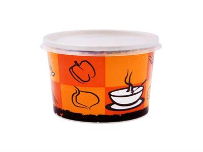 Çorba Kasesi Kapaklı 25 li Paket 16 Oz
