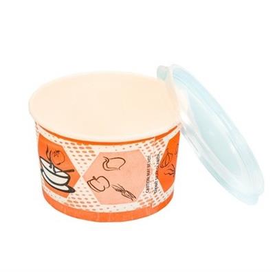 Çorba Kasesi Kapaklı 25 li Paket 16 Oz