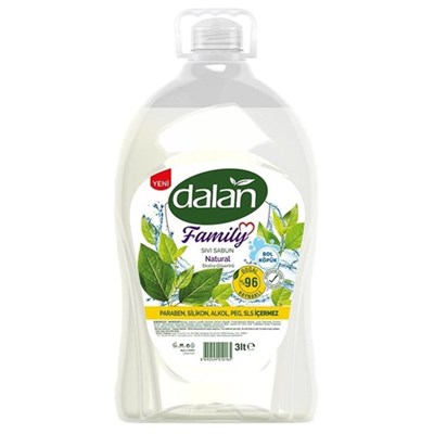 Dalan 3 Lt Sıvı Sabun Natural x4 lü Koli