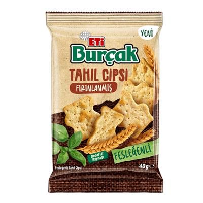Eti Burçak Tahıl Cipsi Fesleğenli 40 Gr x14 lü Koli