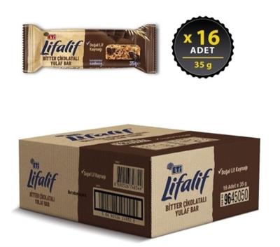 Eti Lifalif Bar 35 Gr Bitter Çikolatalı x16 lı Paket
