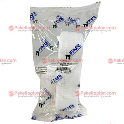 Far 3 lü Fiş Priz Çoklayıcı Nilüfer Dikey Tip