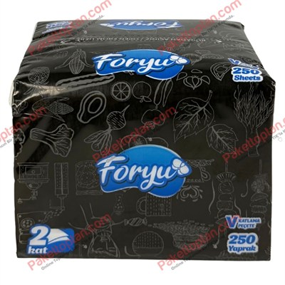 Foryu V Katlı Çekal Peçete 250 Adetli x24 lü Koli