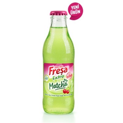Freşa Extra Matcha ve Vişne Aromalı Maden Suyu 200 Ml x24 lü Koli
