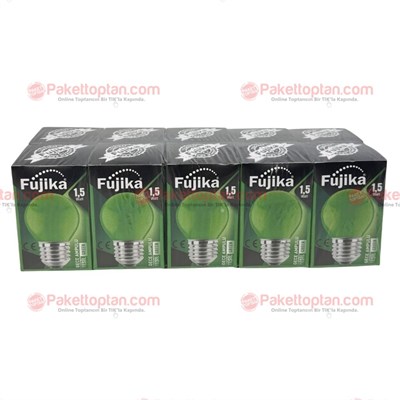 Fujika Led 1,5 Watt Gece Ampulü Yeşil x10 lu Paket
