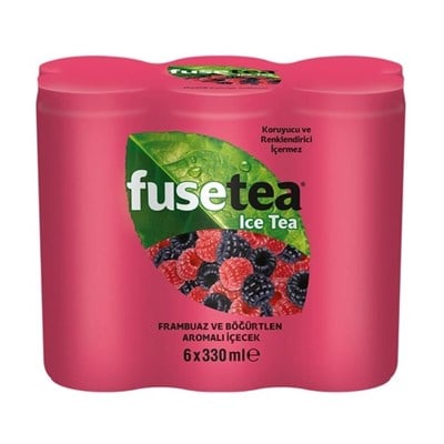 Fuse Tea 6 lı 330 Ml Frambuaz ve Böğürtlen Aromalı