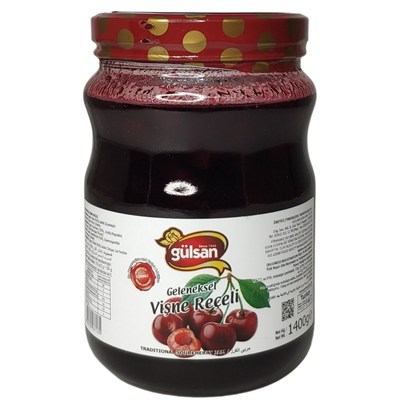 Gülsan 1400 gr Cam Vişne Reçeli x6 lı Koli