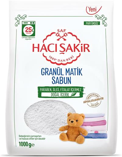 Hacı Şakir Granül Matik Sabun1 Kg