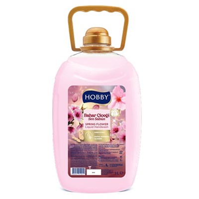 Hobby 3 Lt Sıvı Sabun Bahar Çiçeği x4 lü Koli
