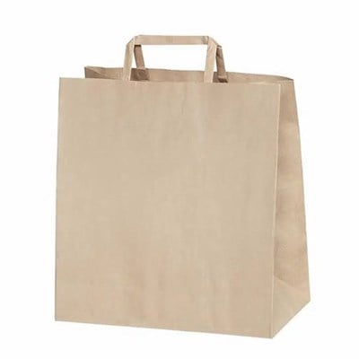 Kraft Çanta Kağıt Saplı 28x17x29 x250 li Koli