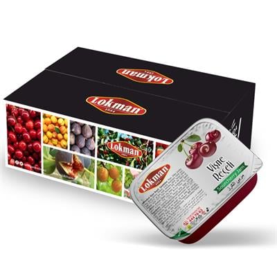 Lokman Piknik Reçel Vişne 20 Gr x100 lü Koli
