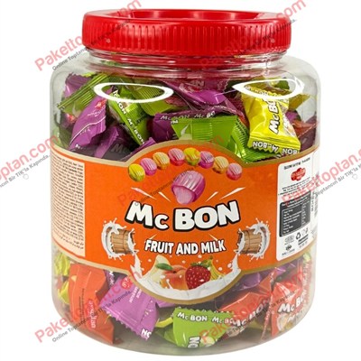Mcbon Fruit and Milk Bonbon Şeker 800 Gr