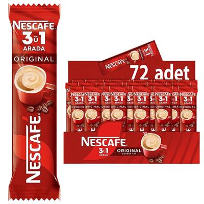 Nescafe 3 ü 1 Arada Original x72 li Paket