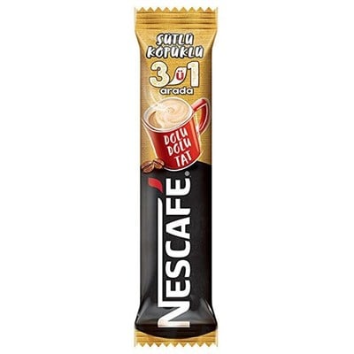 Nescafe 3 ü 1 Arada Sütlü Köpüklü 17,4 Gr x72 li Paket
