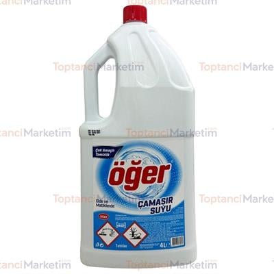 Öğer Çamaşır Suyu 4 Lt x4 lü Koli