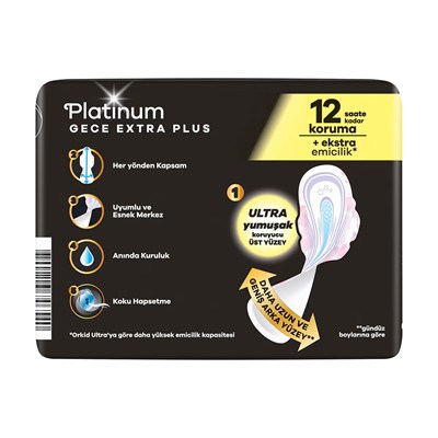 Orkid Platinum Ped 5 li Gece Extra Plus No:5