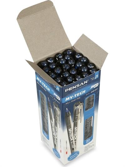 Pensan My-Tech 0,7 mm Mavi Tükenmez Kalem x25 li Paket