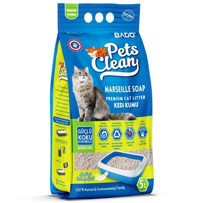 Pets Clean Kedi Kumu 5 Lt Sabun Kokulu