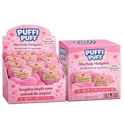 Pufipuf Zarflı Mini Kalp Yastık