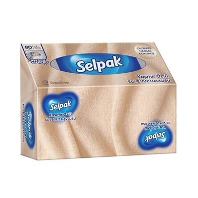 Selpak El ve Yüz Havlusu Kaşmir İçten Çekmeli Paket x10 lu Koli