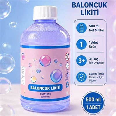 Sepetçi 500 Ml Köpük Balon Likit Yedek Şişe