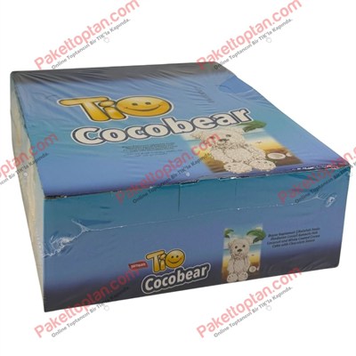 Şimşek Tio CocobearAyıcık Beyaz 40 Gr Kek x24 lü Koli
