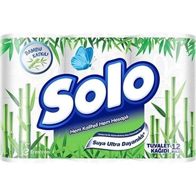 Solo Bambu Tuvalet Kağıdı 12 li x4 lü Koli