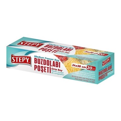 Stepy Buzdolabı Poşeti Küçük Boy 30 Adetli