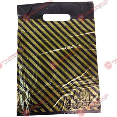 Takviyeli Poşet No 3 Çizgili 33x45 Cm 50 li Paket
