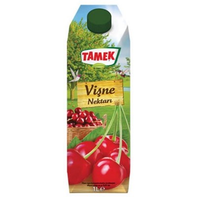 Tamek 1 lt Vişne Nektarı x12 li Koli
