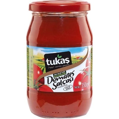 Tukaş 350 Gr Domates Salçası Cam x12 li Koli