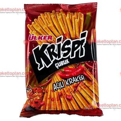 Ülker Krispi Acılı Kraker 50 gr x15 li Koli