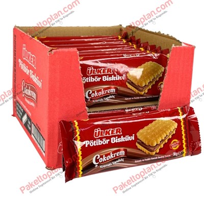 Ülker Pötibör Çokokrem Kremalı 38 Gr x18 li Koli