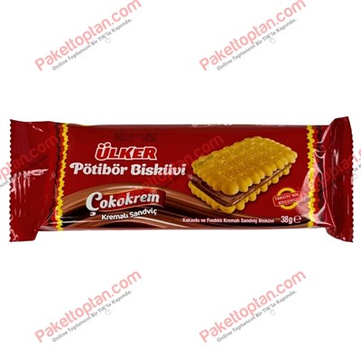 Ülker Pötibör Çokokrem Kremalı 38 Gr x18 li Koli