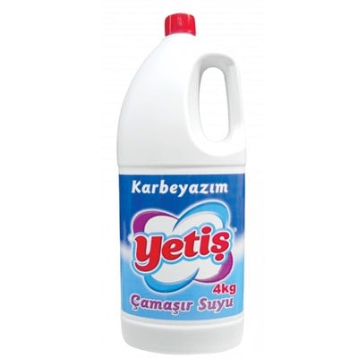 Yetiş Çamaşır Suyu 4 Kg Normal x4 lü Koli