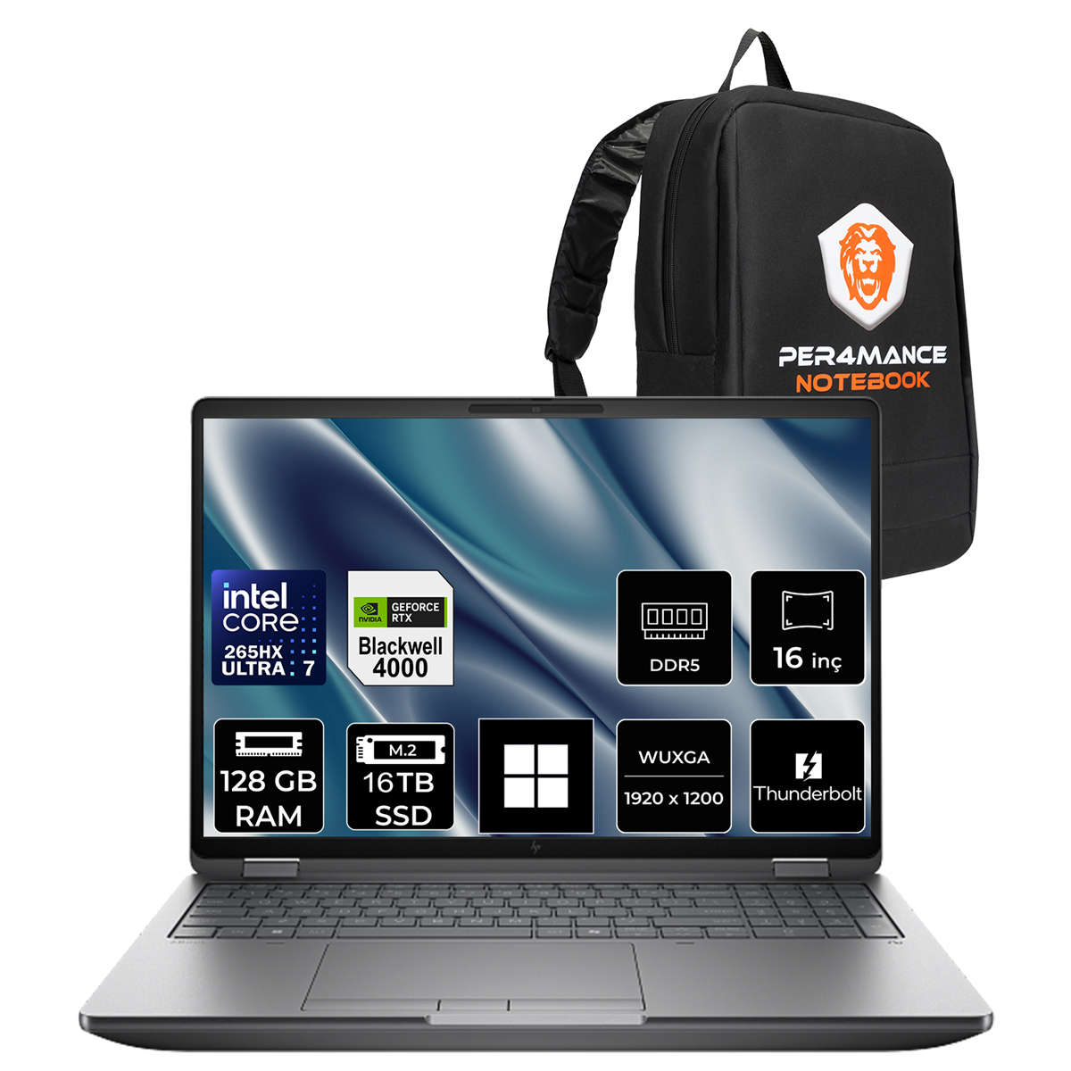 Hp Zbook Fury G1I Core Ultra 7 265HX 128GB RAM 16TB SSD RTX PRO