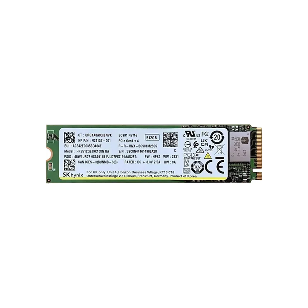 SK Hynix BC711 512GB 2280 M.2 NVMe SSD - OEM [KUTUSUZ] | Per4mance