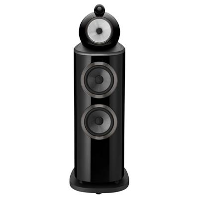 Bowers & Wilkins 802 D4 Tower/Kule Hoparlörler Parlak Siyah Çift Teşhir