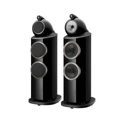 Bowers & Wilkins 802 D4 Tower/Kule Hoparlörler Parlak Siyah Çift Teşhir