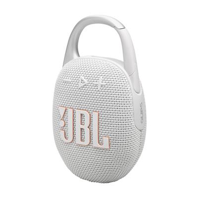 JBL Clip5, Bluetooth Hoparlör, IP67, Beyaz